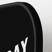 Verjaardag Modern bier proost cadeau voor hem Pickleball Paddle (Links Detail)