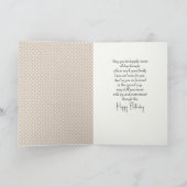 Verjaardag moeder konijn en Baby konijn Kaart (Binnen)