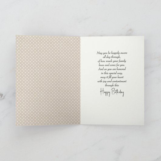 Verjaardag moeder konijn en Baby konijn Kaart (Binnen)