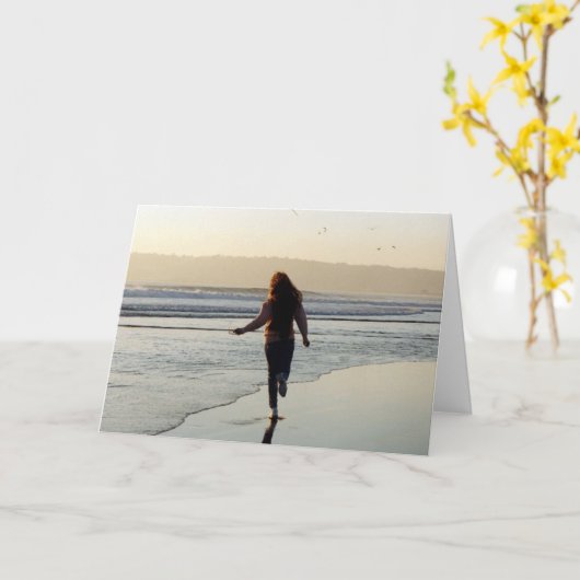 Verjaardag / Moederdag Kaart (Gele Bloem)