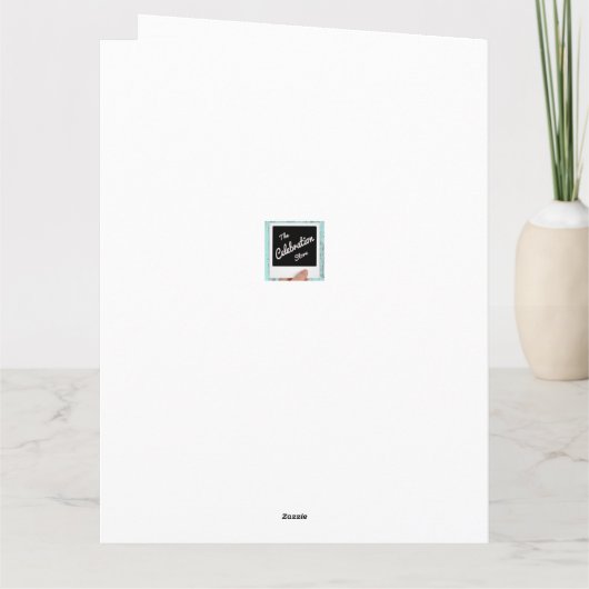 Verjaardag Monogram Initiaal Naam Jaar Legend Humo Kaart (Achterkant)