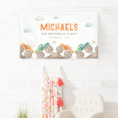 Verjaardag Monster Trucks Spandoek (Insitu)