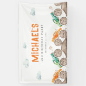 Verjaardag Monster Trucks Spandoek (Verticaal)