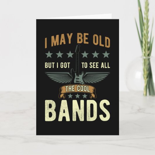 Verjaardag Muziek Fan Gift Kaart (Voorkant)