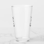 Verjaardag naam datum campingavontuur glas (Rechts)
