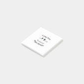 Verjaardag naam datum campingavontuur post-it® notes (Schuin)
