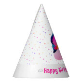 Verjaardag naam van het meisje van de Cute Magical Feesthoedjes (Links)