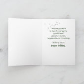 Verjaardag naar Mannelijke Vriend Landschap met Bo Kaart (Binnen)