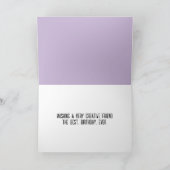 Verjaardag Nail Art Brush Collectie Kaart (Binnen)