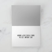 Verjaardag Nail Art Brush Collectie Kaart (Binnen)