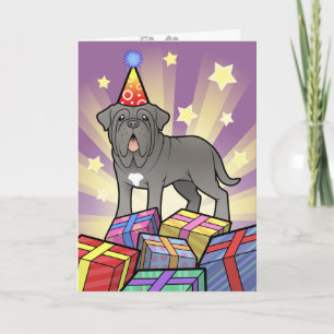 Verjaardag Napolitaanse Mastiff Kaart