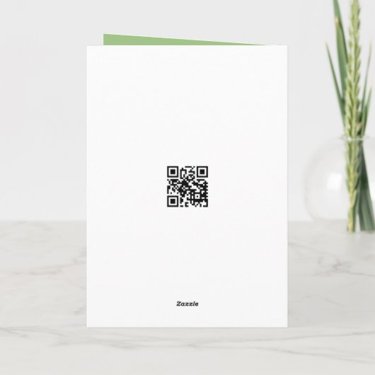 Verjaardag Nederlandse Klompen in Tulpentuin Kaart (Achterkant)