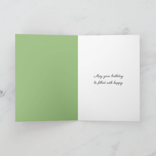 Verjaardag Nederlandse Klompen in Tulpentuin Kaart (Binnen)