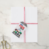 Verjaardag Need Four Speed Monster Truck Cadeaulabel (Met Touw)