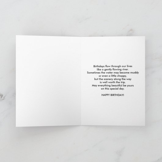 Verjaardag, Neef, de SneeuwVogel van de Aigrette Kaart (Binnen)