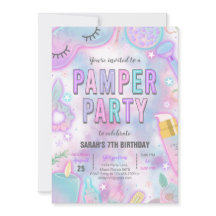 Verjaardag Neon Glow Pamper Spa Party