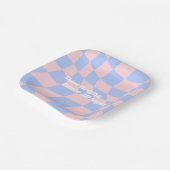 Verjaardag Neon Groovy Disco Papieren Bordje (Gebogen)