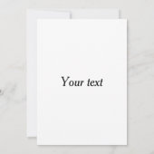 Verjaardag nijlpaard met taart en ballonnen kaart (Achterkant)