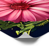 Verjaardag nijlpaard met taart en ballonnen poster (Hoek)