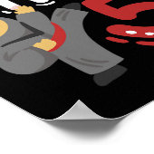 Verjaardag Ninja 5 jaar oud Karate Kinder 5e verja Poster (Hoek)