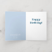 Verjaardag Noah's Ark Folie Wenskaart (Binnenlaag)