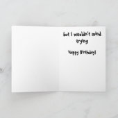 Verjaardag - Nog een jaar ouder.Je bent te groot o Kaart (Binnen)