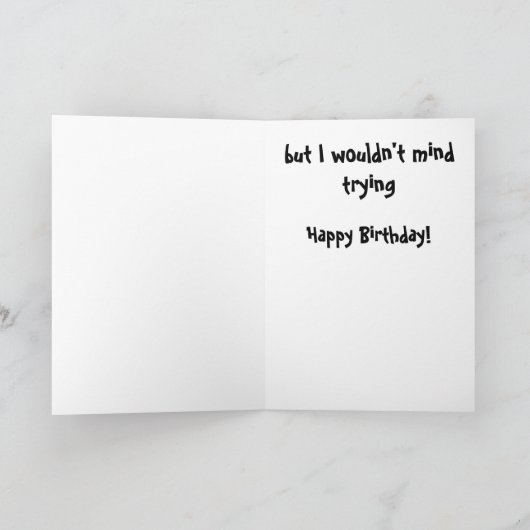 Verjaardag - Nog een jaar ouder.Je bent te groot o Kaart (Binnen)