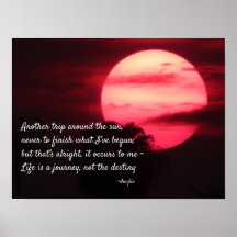 Verjaardag - Nog een reis rond de zon