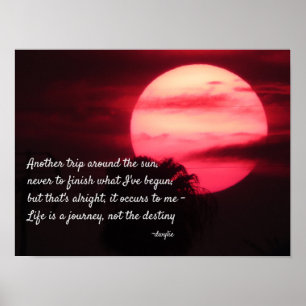 Verjaardag - Nog een reis rond de zon Poster