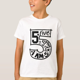 Verjaardag Nummers voor Jongens- 5 Jaar T-shirt