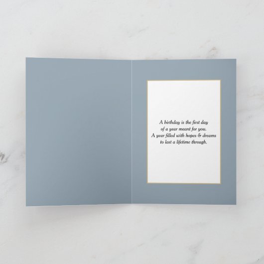 Verjaardag Ocean Sunrise Window Kaart (Binnen)