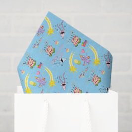 Verjaardag Octopus Cupcake Tissue Papier 