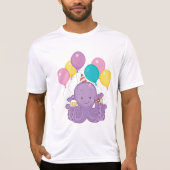 Verjaardag Octopus Mannen Actief T-shirt (Voorkant)