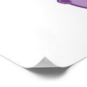 Verjaardag Octopus met ballonnen en cupcake Poster (Hoek)