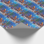 Verjaardag Octopus met bier Mok Cadeaupapier (Hoek)