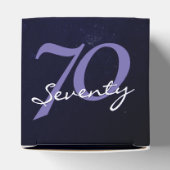 Verjaardag of Jubileum | Paarse Grunge BEWERKBAAR Bedankdoosjes (Bovenkant)