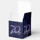 Verjaardag of Jubileum | Paarse Grunge BEWERKBAAR Bedankdoosjes (Geopend)