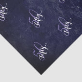 Verjaardag of Jubileum | Paarse Grunge BEWERKBAAR Tissuepapier (Detail)