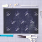 Verjaardag of Jubileum | Paarse Grunge BEWERKBAAR Tissuepapier (Craft)