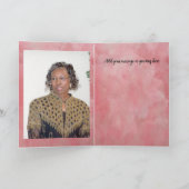 Verjaardag of moederdag personaliseren kaart (Binnen)