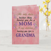 Verjaardag of moederdag personaliseren kaart (Gele Bloem)