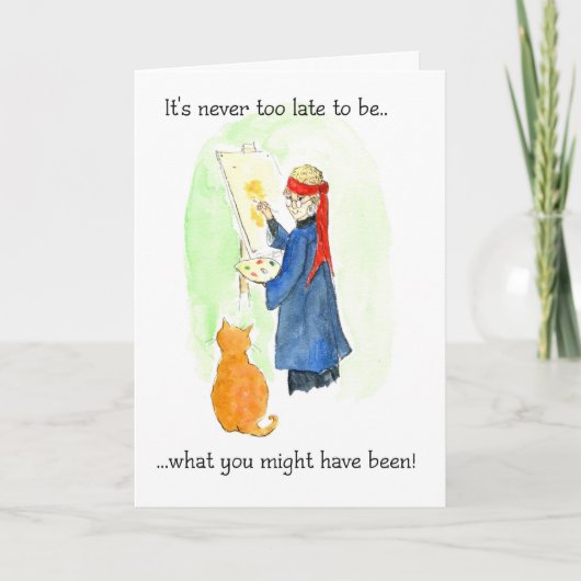 Verjaardag of pensioen Kaart (Voorkant)