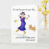 Verjaardag of pensioen Kaart (Gele Bloem)