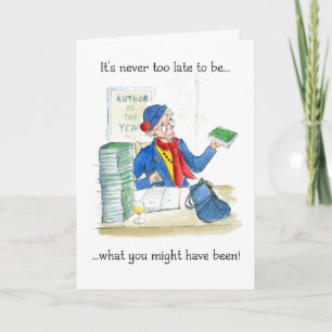 Verjaardag- of uittredingskaart kaart