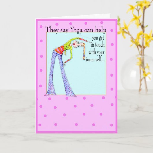 Verjaardag of vriendschapskaart kaart (Gele Bloem)