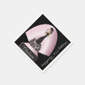 Verjaardag of vrijgezellenfeest servetten (Hoek)