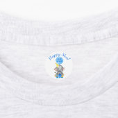 Verjaardag olifant labels (Aangebracht)