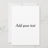 Verjaardag olifant met taart en ballonnen kaart (Achterkant)