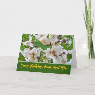 Verjaardag Oma/Tante Voeg een Naam Toe Catalpa Blo Kaart