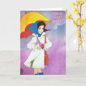 Verjaardag Omaak voor nichtje Kaart (Gele Bloem)